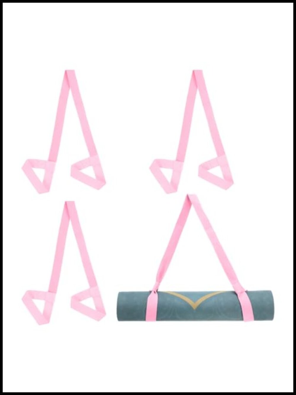 Yoga Mat Strap Cotton Adjustable Carrier Sling Anti Slip Holder